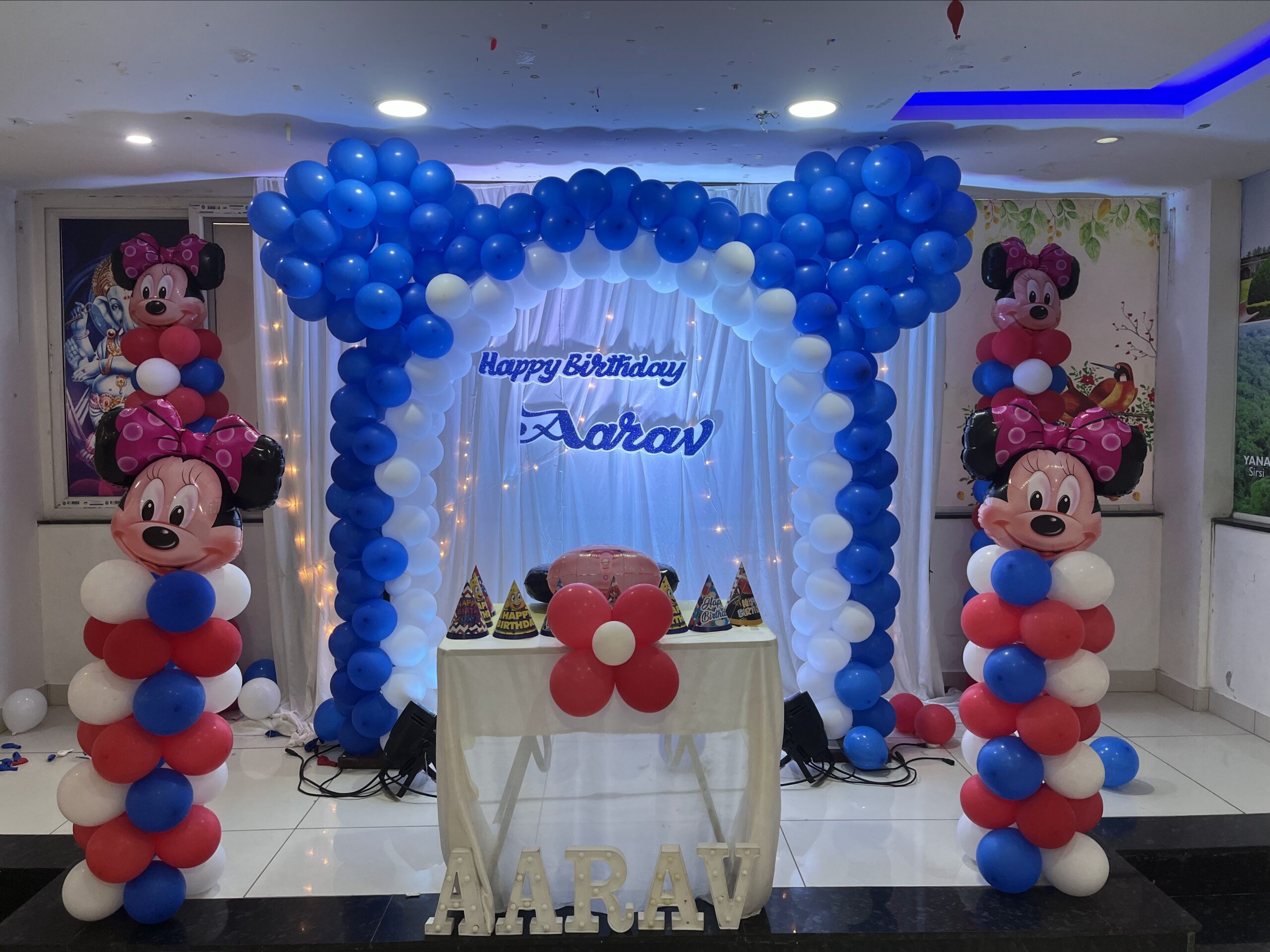 Mickey Mini Birthday decoration Mickey Mini Bdaydecoration