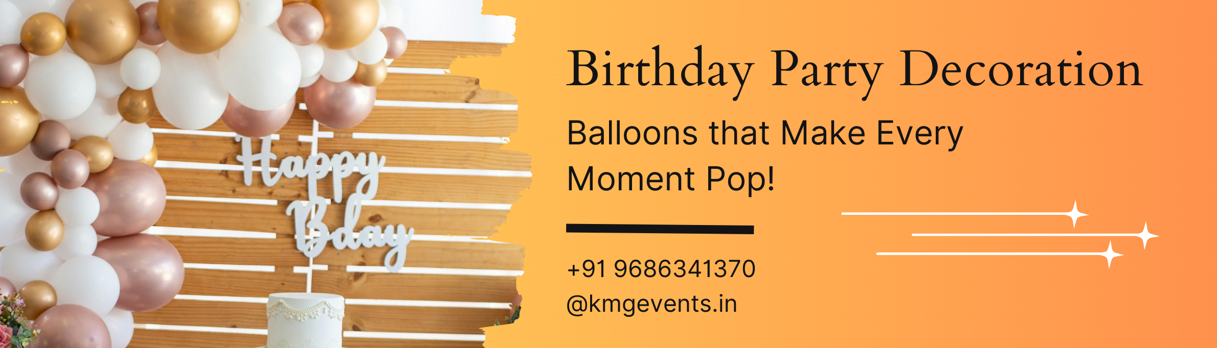 Birthday Party Decoration in Bangalore