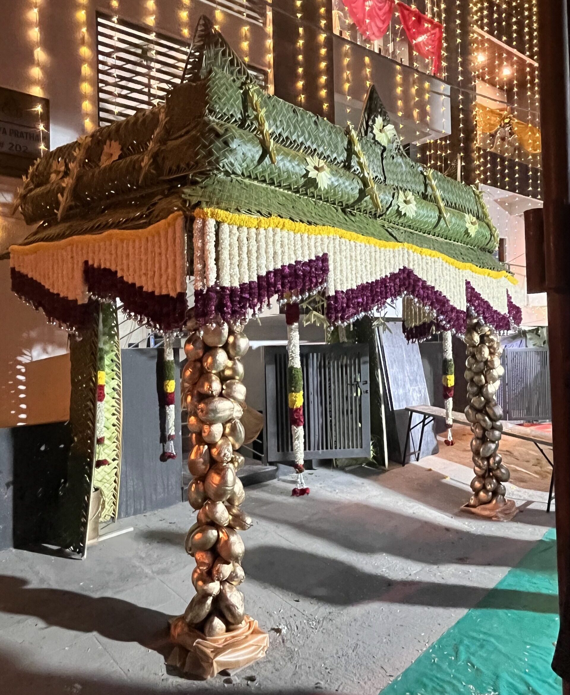 Chappara & Flower Decoration For Housewarming In Bangalore