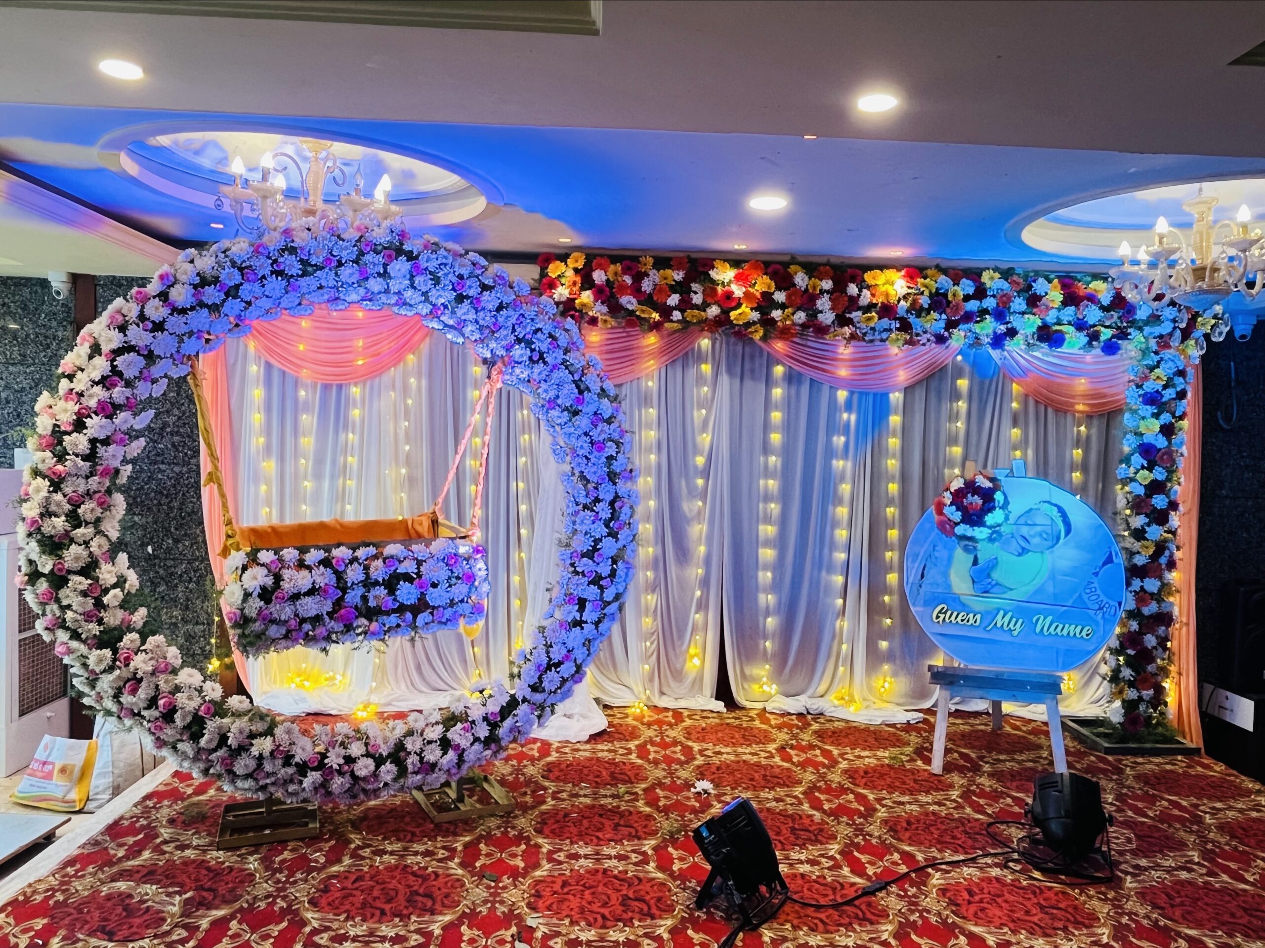 Ring type decoration for Naming ceremony Ring type decoration for Naming ceremony