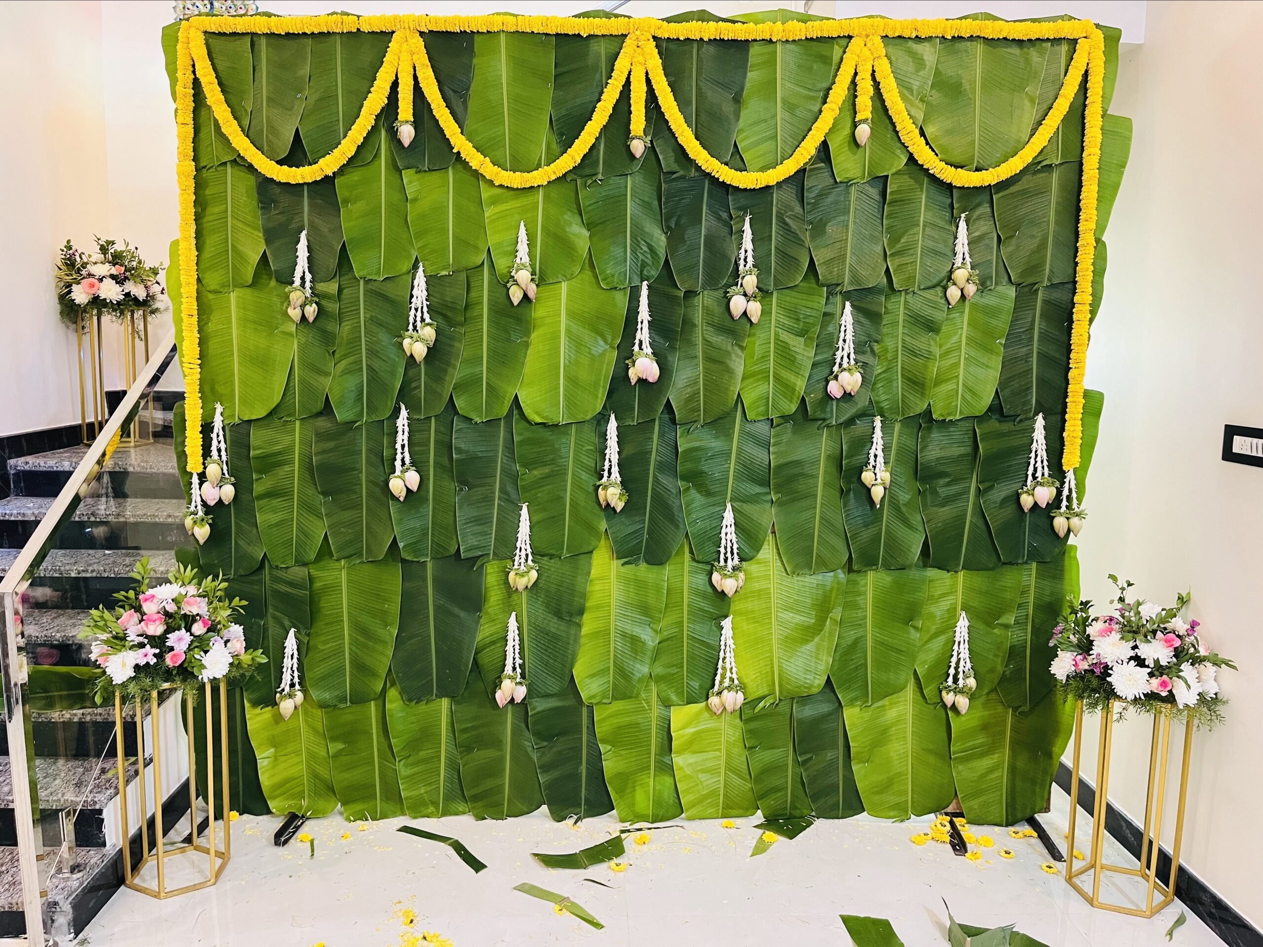 Pooja Backdrop Decoration