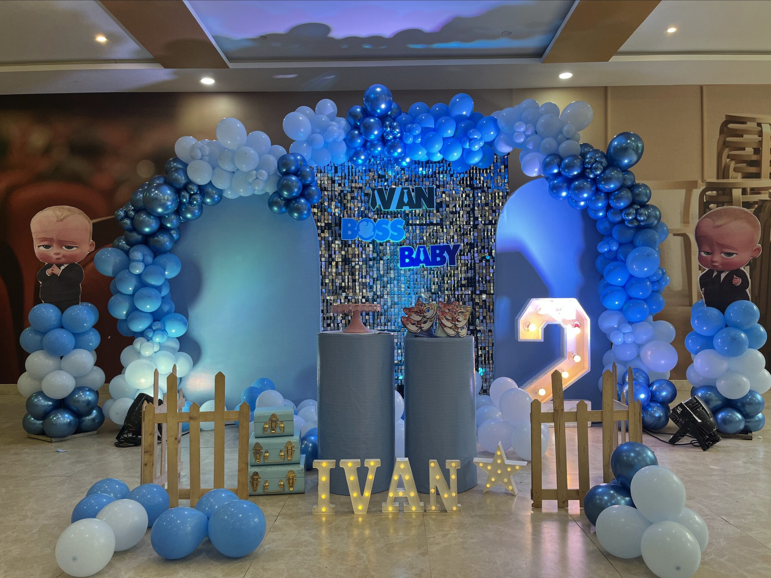Best Birthday Party Theme for kids Baby Boss Theme Birthday Party Decoration in Bangalore